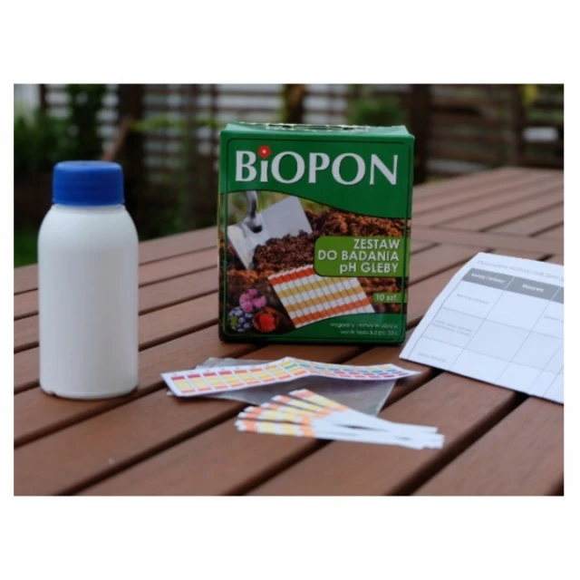 Набор для определения pH почвы, BIOPON 10 шт + 100 мл (1687)