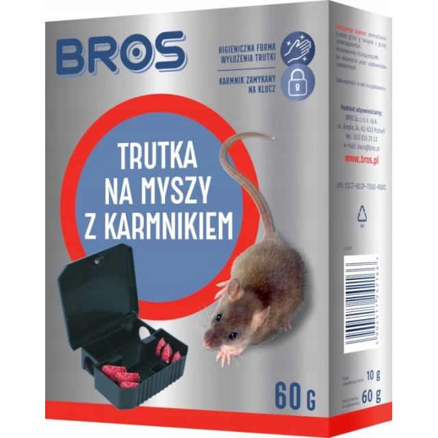 Кормушка с отравой для мышей BROS (12) (B416)