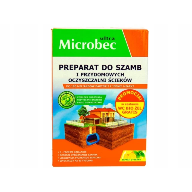 Мікробіологічний препарат MICROBEC BROS 1 kg + Гель для унітаза BROS WC BIO 500ml (B1811)