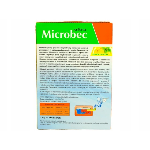 Мікробіологічний препарат MICROBEC BROS 1 kg + Гель для унітаза BROS WC BIO 500ml (B1811)