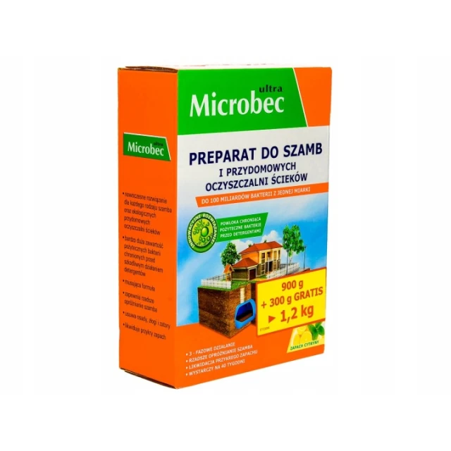 Мікробіологічний препарат MICROBEC BROS 1 kg + Гель для унітаза BROS WC BIO 500ml (B1811)