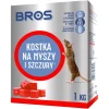 Отрава от мышей и крыс кубик BROS 1000г (B1858)