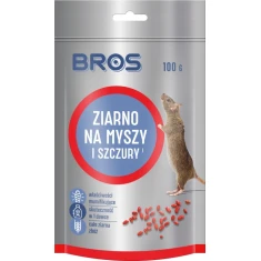 Зерно від мишей і щурів BROS 100 г (5904517329249)