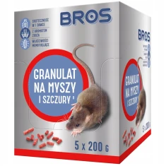 Гранули від мишей і щурів BROS 1000 г (5x200) (1955)