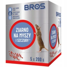 Зерно від мишей і щурів BROS 1000г 5x200г (1956)