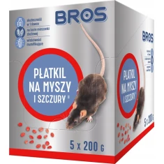 Пластини від мишей і щурів BROS 1000 г (5 × 200 г) (B1957)
