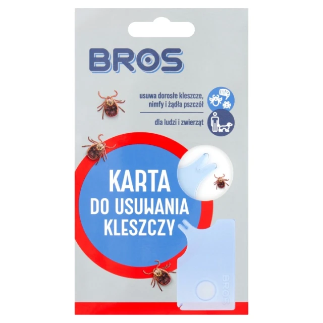 Карта для видалення кліщів BROS (20) (B2026)
