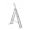 Драбина DRABEST 3x12 сходинок DW3 штамповані (DR-AL-DP-W3X12-TŁ)