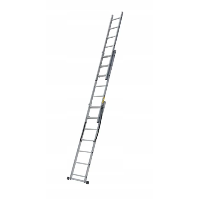 Лестница DRABEST 3x14 ступеней DW3 штампованные (DR-AL-DP-W3X14-TŁ)