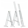 Драбина DRABEST 3x15 сходинок DW3 штамповані (DR-AL-DP-W3X15-TŁ)