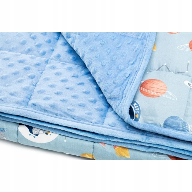 Зважений плед Blue Cosmos YoCo 3,2 кг (BWK-100150-BLU-CL)