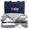 Зважений плед Gray Clouds YoCo 2,4 кг (BWK-120090-GRY-CL)