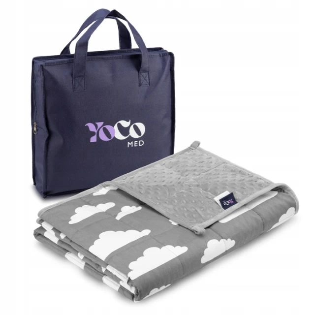 Зважений плед Gray Clouds YoCo 3,2 кг (BWK-100150-GRY-CL)
