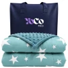 Зважений плед Green Stars YoCo 2,4 кг (BWK-120090-GRN-ST)