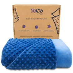 Наволочка Minky двостороння YoCo 150x100 см Blue (BMC-150100-BLU)