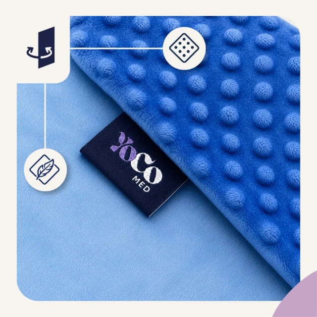Наволочка Minky двостороння YoCo 150x100 см Blue (BMC-150100-BLU)