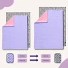 Пэшка одеяла Minky двусторонняя YoCo 120x90см Lavender (BMC-120090-LAV)