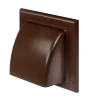 Решётка вытяжная Awenta Ø100 мм Brown (KO100-30BR)