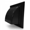 Решітка витяжна Awenta Ø100 мм Black (KO100-30CZ)