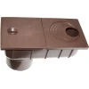 Сифон универсальный AQUER 50/110 Brown (BUT DOL BRĄZ)