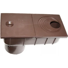 Сифон універсальний AQUER 50/110 Brown (BUT DOL BRĄZ)