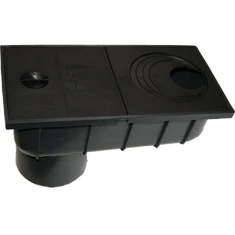 Піддон універсальний AQUER 50/110 Black (5905220236299)
