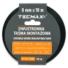 Стрічка монтажна двостороння PE AMTRA 6 мм x 10 м чорна (14-065)
