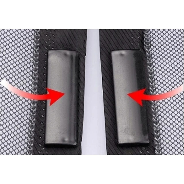 Завеса магнитная KLIK-KLAK Pgum-sill 100×220 мм Black (1002202)
