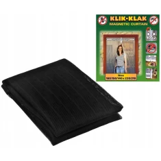 Завіса магнітна KLIK-KLAK Pgum-sill 160×220 мм Black (1602202)