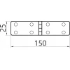 Петля IMET 150x25 мм, упаковка 20 шт (1502)