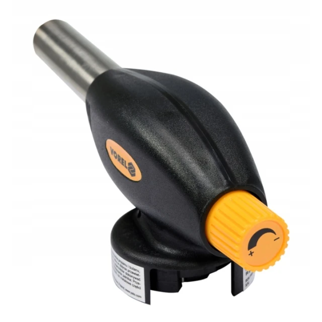 Паяльник газовий на картриджі Vorel 227g з PIEZO click (73413)