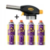 Паяльник газовий на картриджі Vorel 227g з PIEZO click (73413)