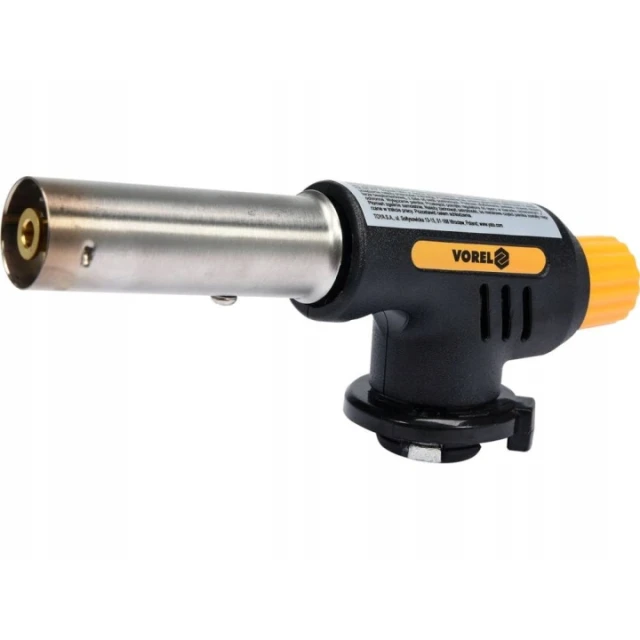 Паяльник газовий на картриджі Vorel 227g з PIEZO click (73412)