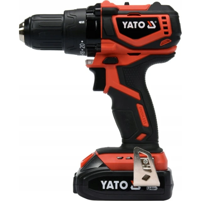 Шуруповерт Yato YT-82794 18V 42Нм 1х2Ач безщіткові у куфері