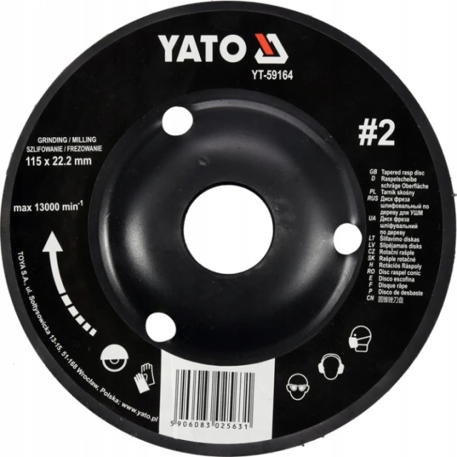 Напильник косой Yato 115 мм (YT-59164)