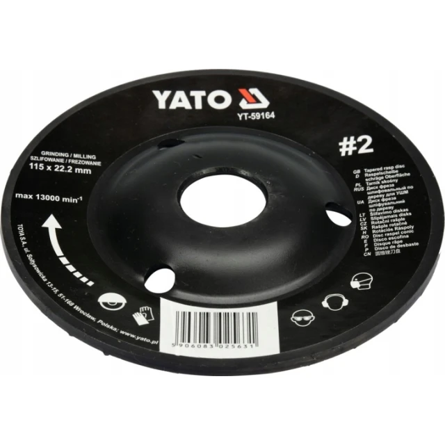 Напильник косой Yato 115 мм (YT-59164)
