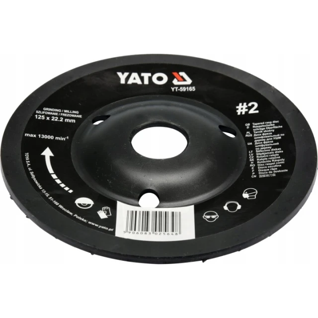 Напилок косий Yato 125 мм (YT-59165)