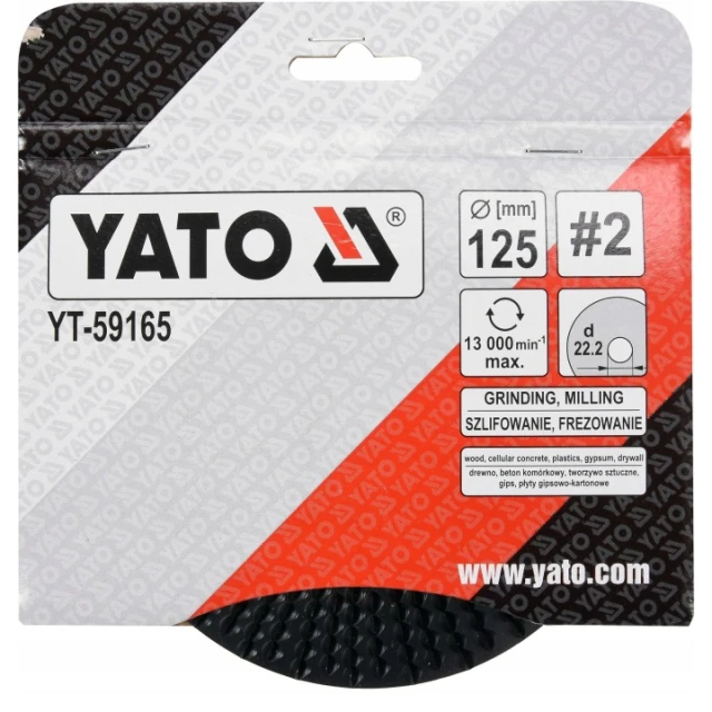 Напилок косий Yato 125 мм (YT-59165)