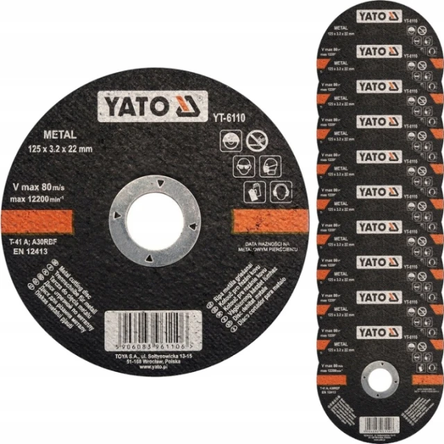 Напилок косий Yato 125 мм (YT-59167)