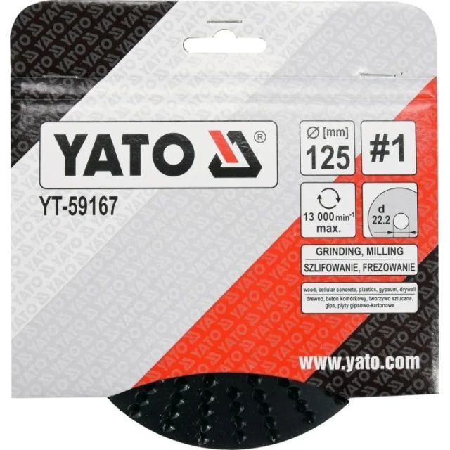 Напилок косий Yato 125 мм (YT-59167)