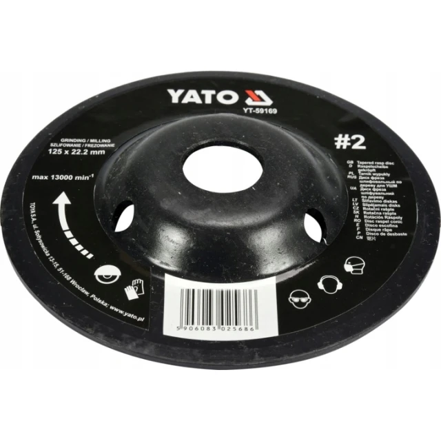 Напилок опуклий Yato 125 мм (YT-59169)