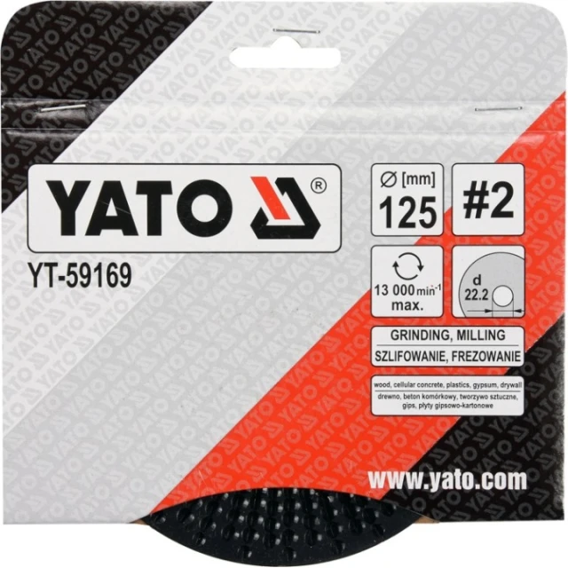 Напилок опуклий Yato 125 мм (YT-59169)