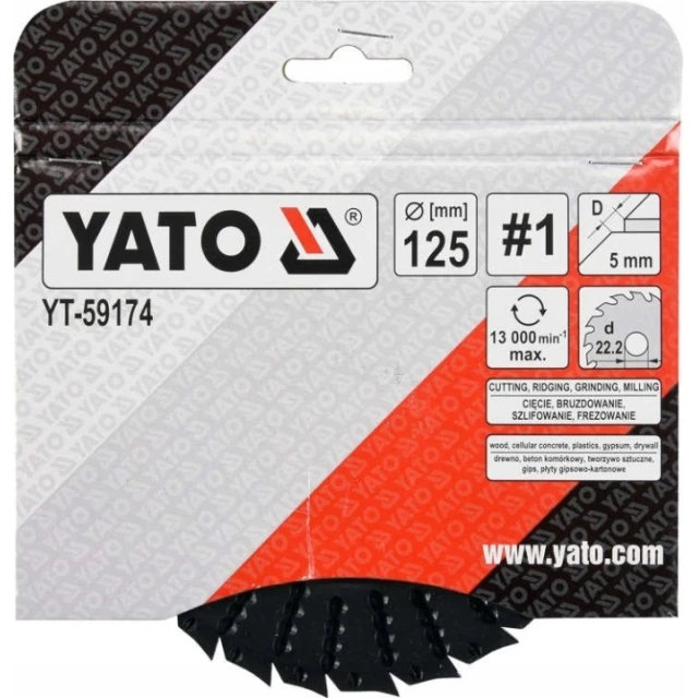 Напильник выпуклый Yato 125 мм (YT-59170)
