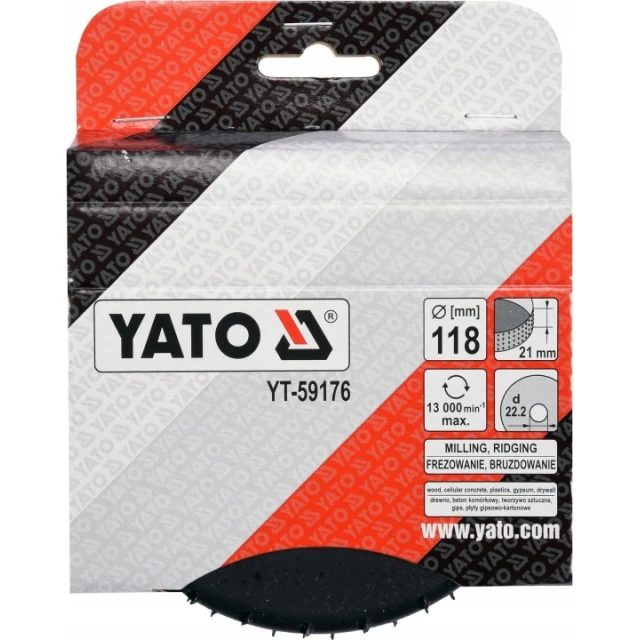 Фреза конічна Yato 118 мм (YT-59176)