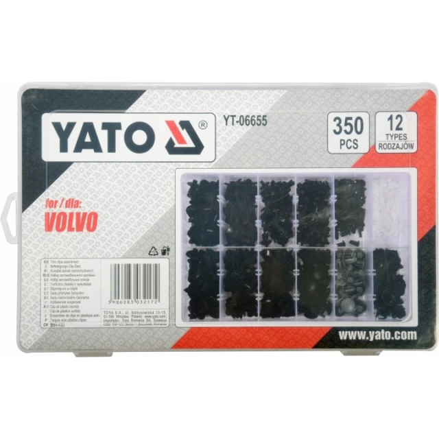 Комплект клинів автомобільних Volvo Yato 35 шт (YT-06655)