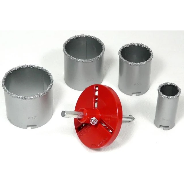 Коронка вольфрамова Vorel 4 шт 33–53–67–73 мм (03300)