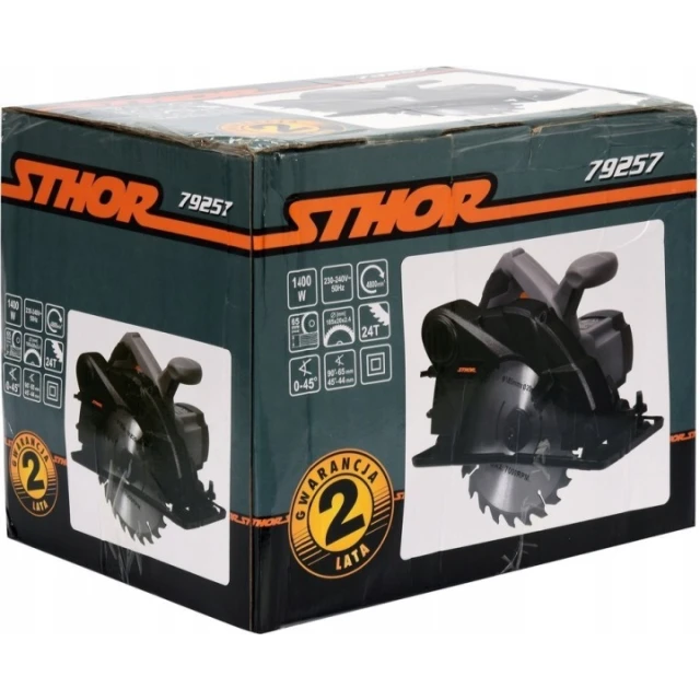 Пила дискова Sthor 1400W 185mm (79257)