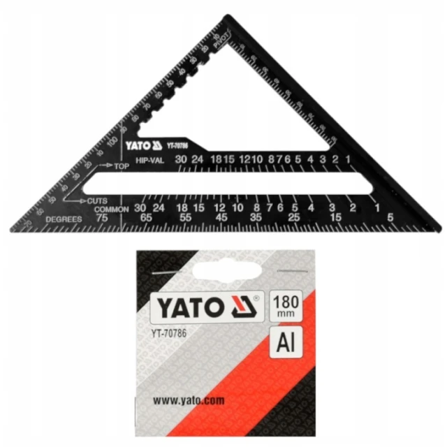 Кутник столярний Yato 180 мм (YT-70786)