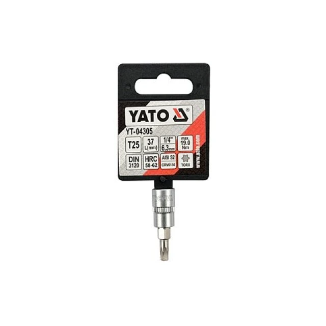 Головка торцева TORX Yato 1/4