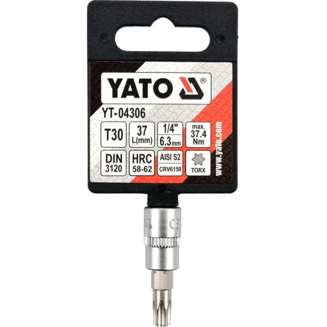 Головка торцева TORX Yato 1/4